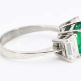 Emerald Diamond Ring - Foto 5