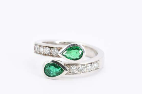 Emerald Diamond Ring - Foto 2