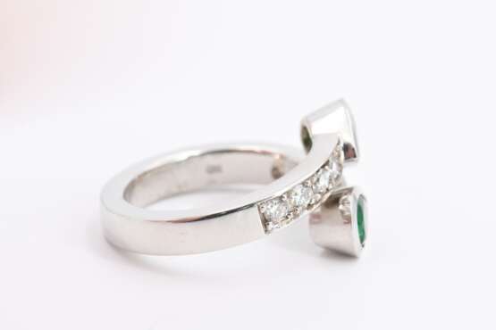 Emerald Diamond Ring - Foto 5