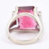 Rubellite Diamond Ring - photo 4