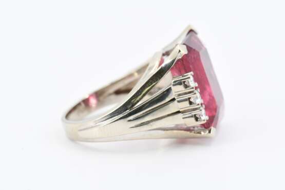 Rubellite Diamond Ring - фото 7