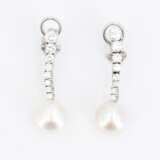 Pearl Diamond Earrings - Foto 2