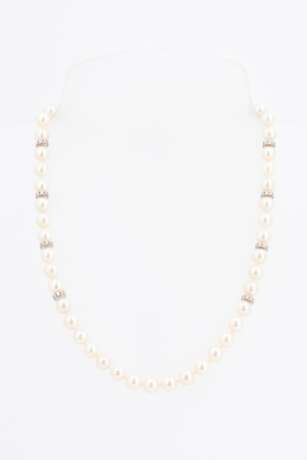 Pearl Diamond Necklace - photo 2