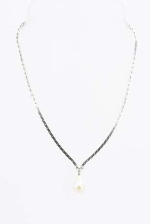 Pearl-Diamond Necklace - photo 2