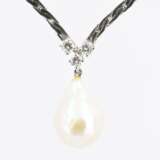 Pearl-Diamond Necklace - photo 4