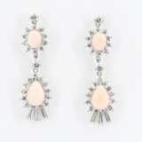 Coral Diamond Earrings - фото 3