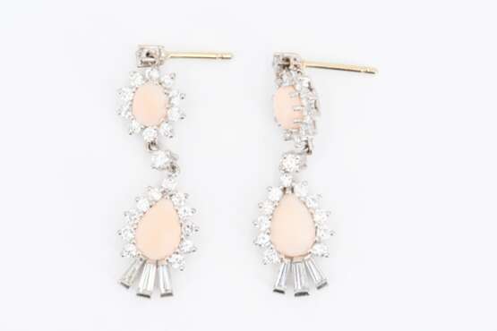 Coral Diamond Earrings - фото 5