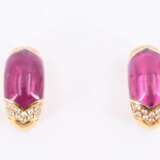 Tourmaline Diamond Earclips - фото 2