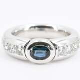 Sapphire Diamond Ring - фото 2