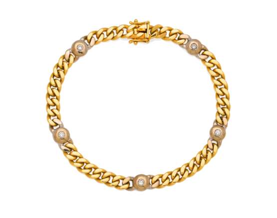Diamond Curb Chain Bracelet - photo 1