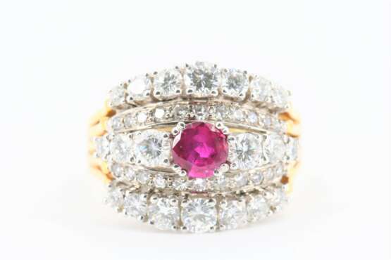 Ruby Diamond Ring - фото 2