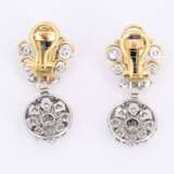 Diamond Sapphire Earrings - фото 3