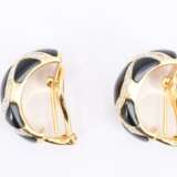 Onyx Diamond Earclips - фото 4