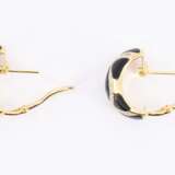 Onyx Diamond Earclips - photo 5