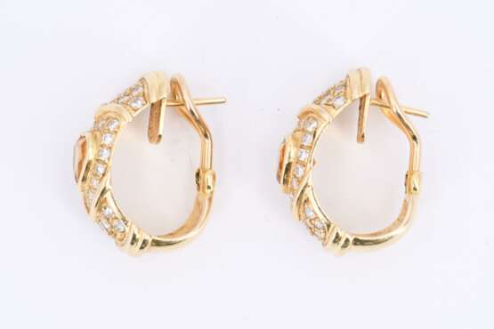 Citrine Diamond Earrings - фото 4