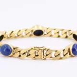 Lapis Lazuli Curb Chain Bracelet - photo 3