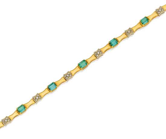 Tourmaline Diamond Bracelet - photo 1