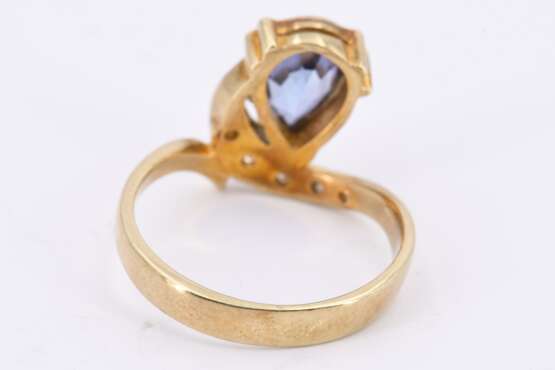 Mixed lot: Tanzanite Diamond Ring and Opal Diamond Ring - Foto 6