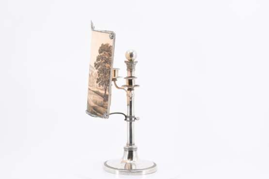 Two-flame candlestick with light shade - photo 3