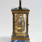Table clock with lapis lazuli - фото 2