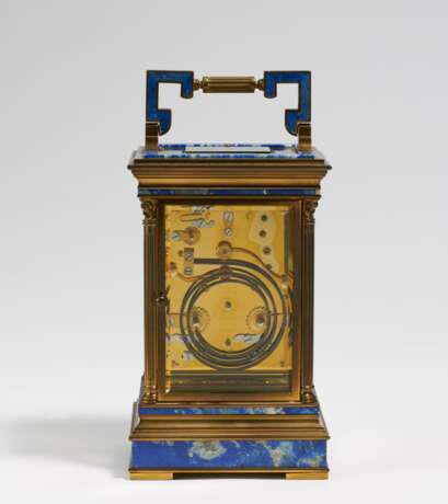 Table clock with lapis lazuli - фото 3