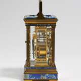 Table clock with lapis lazuli - фото 4