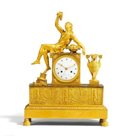 Pendulum clock with bacchant - Foto 1