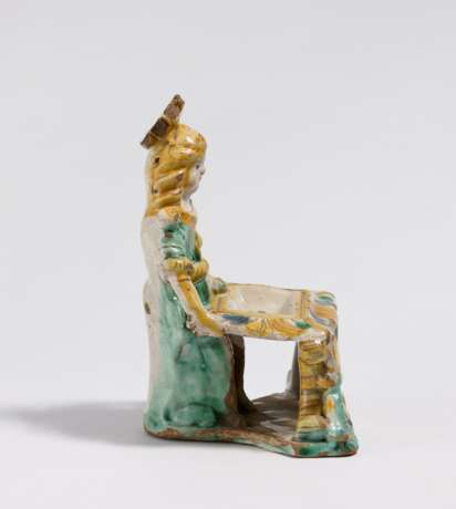 Salt cellar with female figurine - photo 4