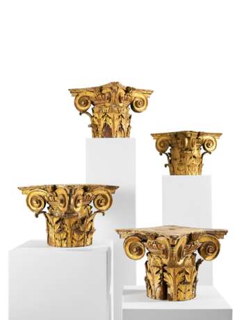 Magnificent sequence of four Corinthian capitals - фото 1