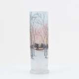 Small vase with winter landscape - photo 1