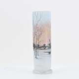 Small vase with winter landscape - photo 2