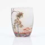 Miniature vase with birch forest - photo 1