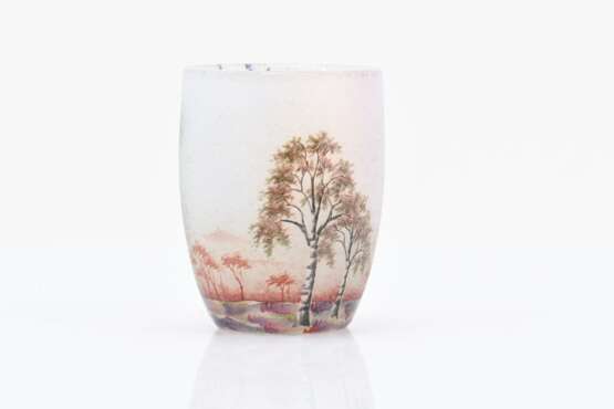 Miniature vase with birch forest - photo 2