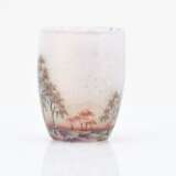 Miniature vase with birch forest - photo 3