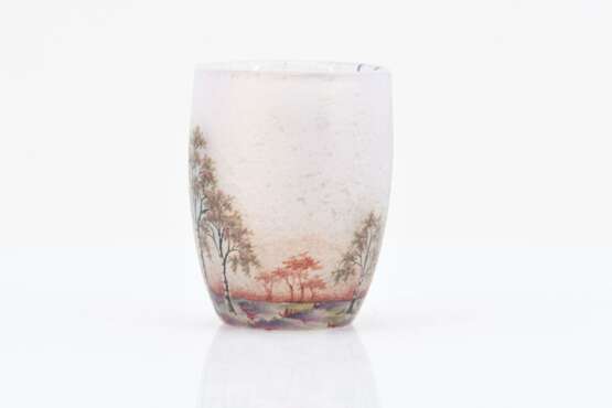 Miniature vase with birch forest - фото 3