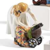 Girl with doll stroller - photo 3
