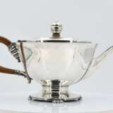 Five piece coffee and tea set with martellé surface - photo 4