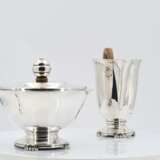 Five piece coffee and tea set with martellé surface - photo 13