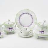 Tea and dinner service with violet decor - фото 4
