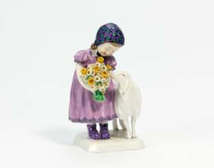 Girl with sheep