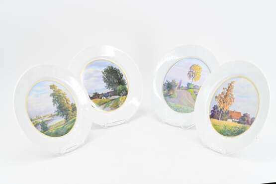 Four plates with landscapes - photo 2