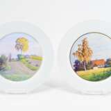 Four plates with landscapes - photo 3