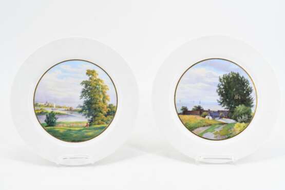 Four plates with landscapes - photo 5