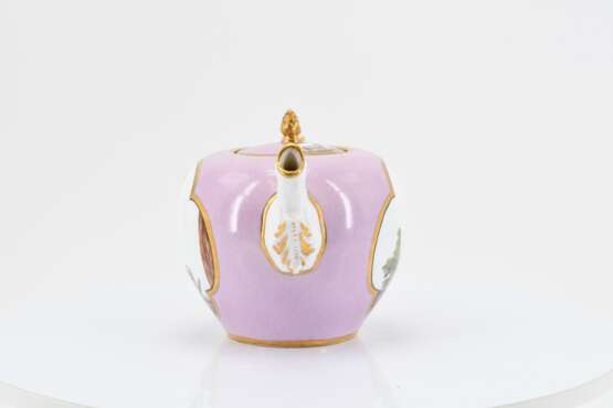 Teapot with purple fond - photo 9