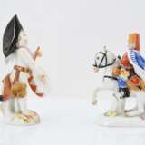 Hussar on horseback and putto as drummer - photo 2