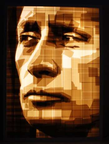 «Portrait de S. S. Poutine dans la technique du tape-art» - photo 1