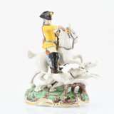 7 figurines from a centerpiece 'Frankenthal Yellow Hunt' - Foto 4