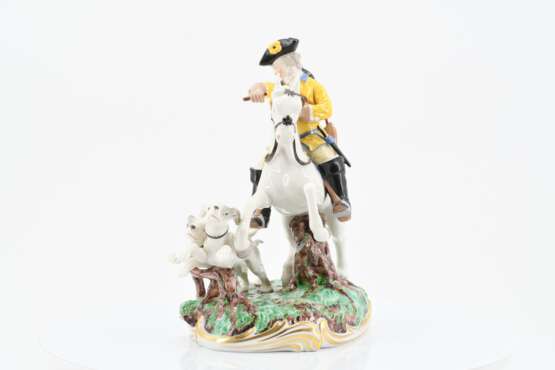 7 figurines from a centerpiece 'Frankenthal Yellow Hunt' - Foto 5