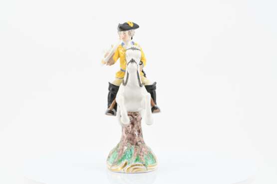 7 figurines from a centerpiece 'Frankenthal Yellow Hunt' - Foto 16