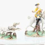 7 figurines from a centerpiece 'Frankenthal Yellow Hunt' - Foto 25